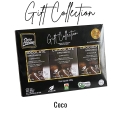 Gift Collection de Chocolate Orgânico com Coco 50% Cacau com 3 Barras de 80g